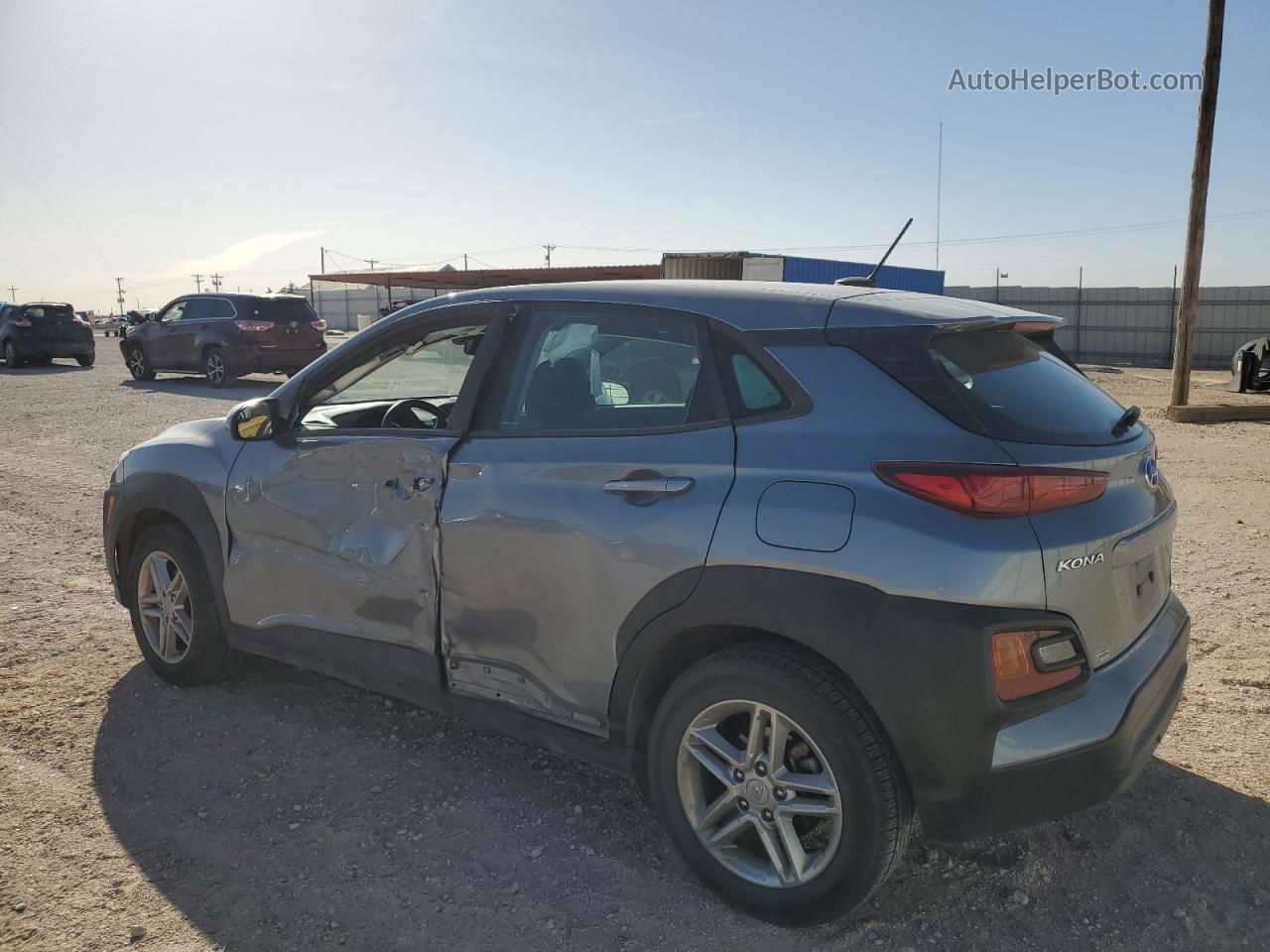 2021 Hyundai Kona Se Gray vin: KM8K12AAXMU657861