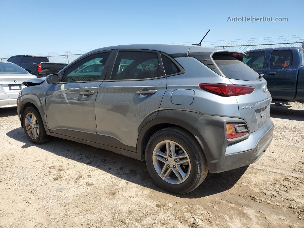 2021 Hyundai Kona Se Silver vin: KM8K12AAXMU714365