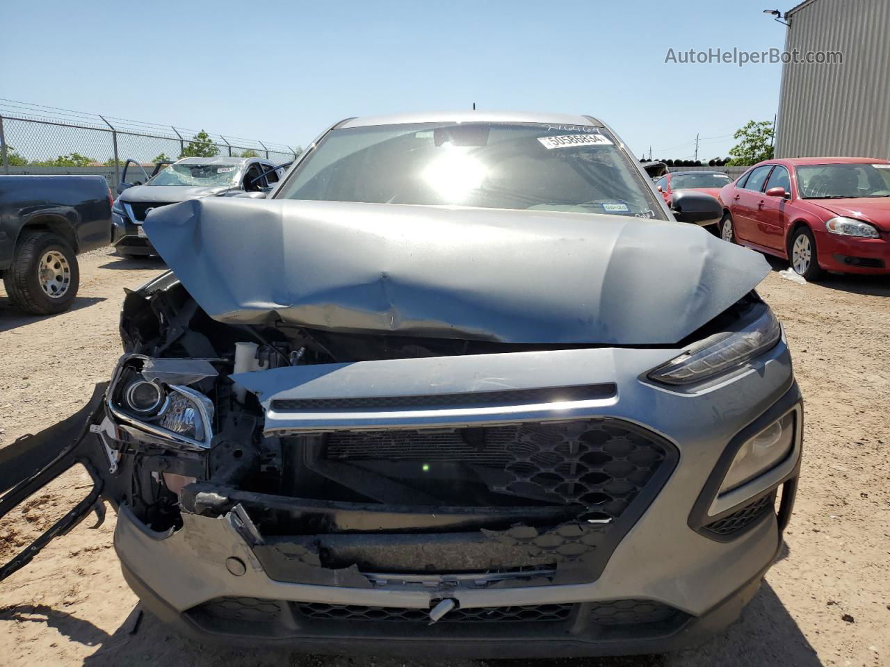 2021 Hyundai Kona Se Silver vin: KM8K12AAXMU714365