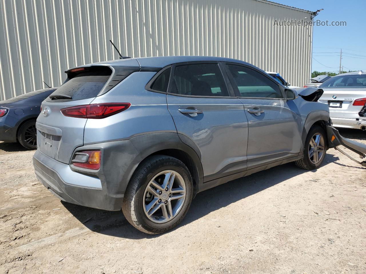 2021 Hyundai Kona Se Silver vin: KM8K12AAXMU714365