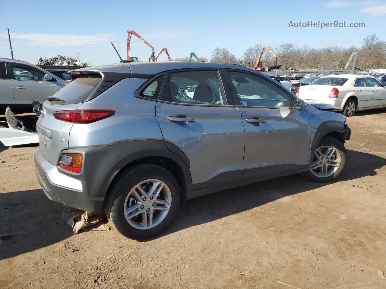 2021 Hyundai Kona Se Gray vin: KM8K1CAA0MU709407