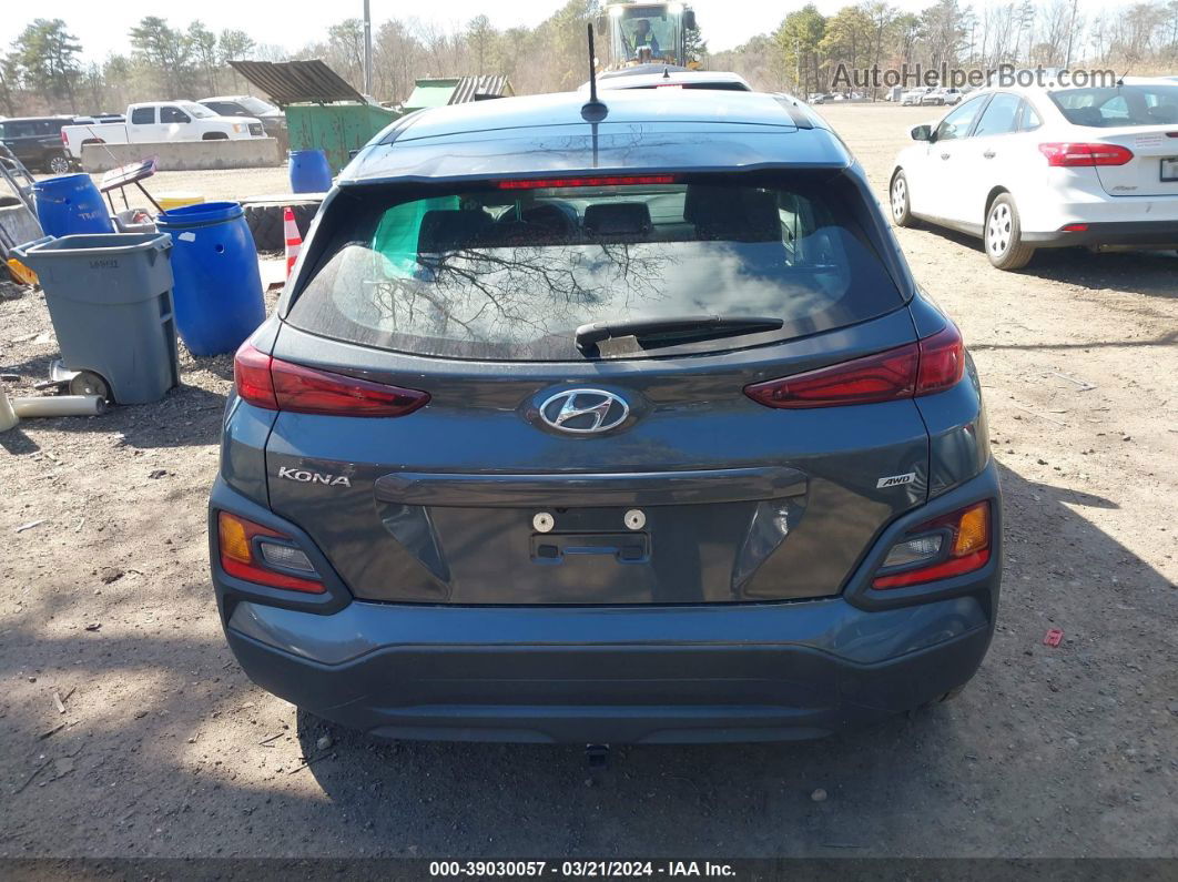 2021 Hyundai Kona Se Gray vin: KM8K1CAA0MU746764