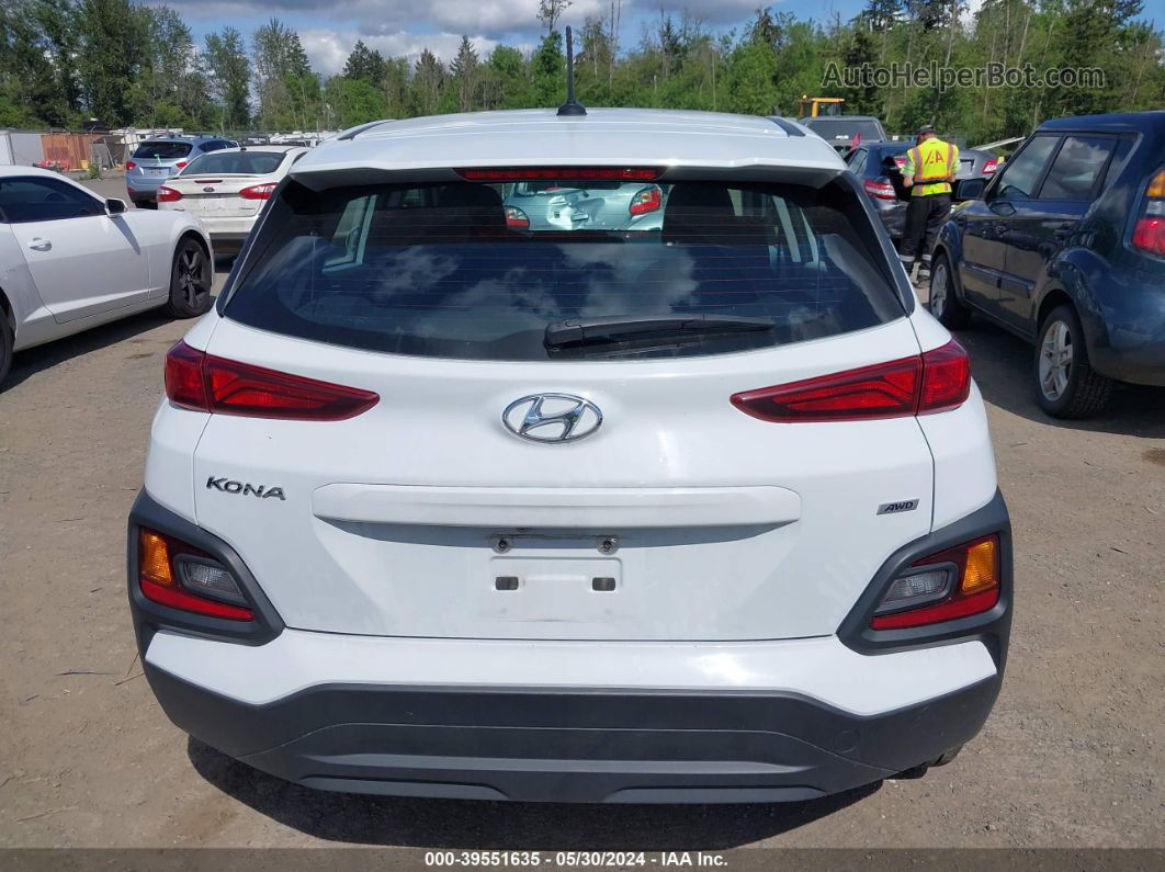 2021 Hyundai Kona Se White vin: KM8K1CAA2MU701700