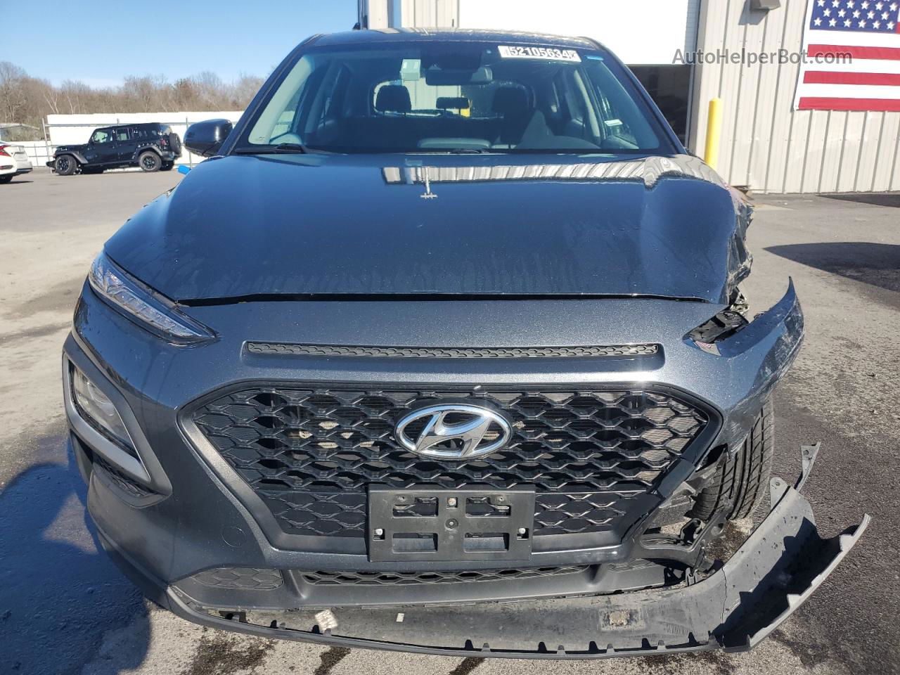 2021 Hyundai Kona Se Gray vin: KM8K1CAA2MU705391