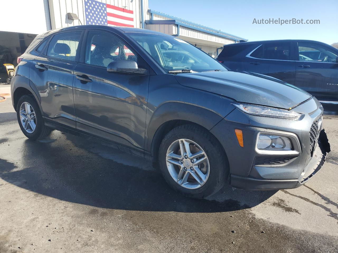 2021 Hyundai Kona Se Gray vin: KM8K1CAA2MU705391