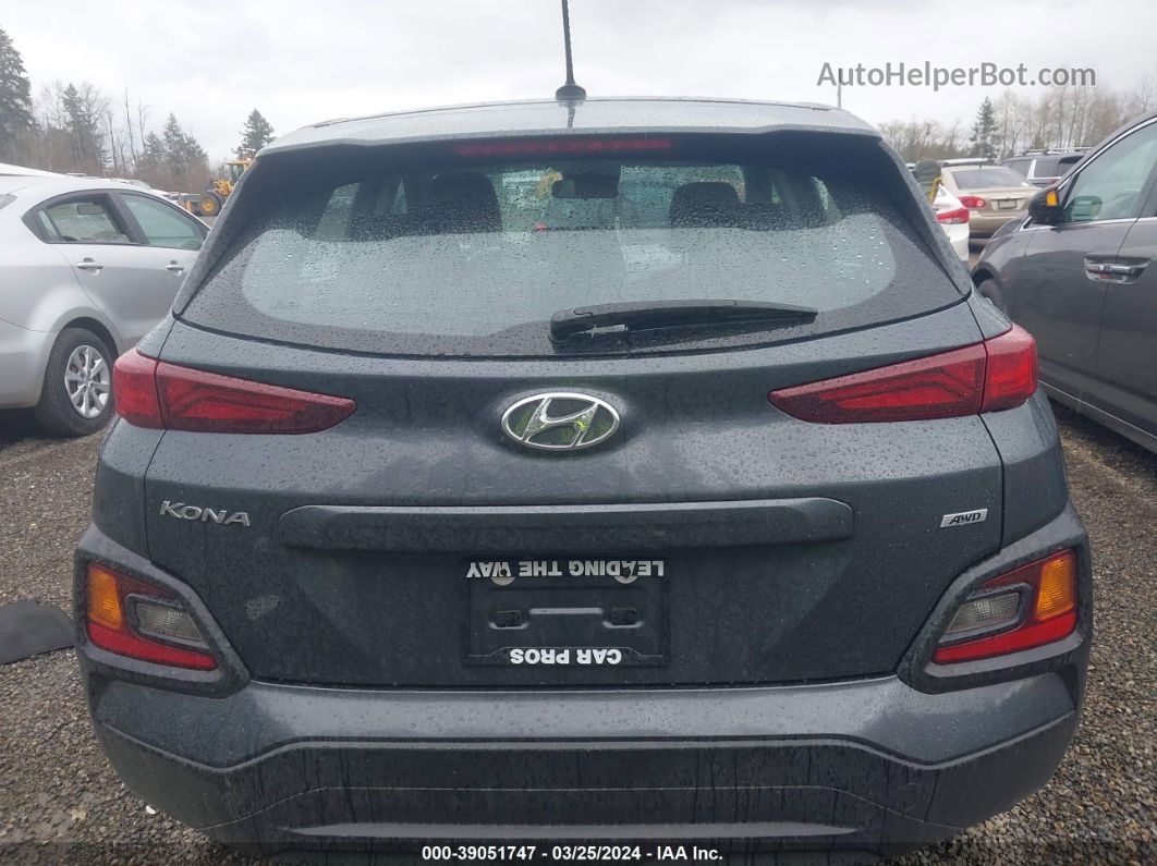 2021 Hyundai Kona Se Gray vin: KM8K1CAA3MU661577