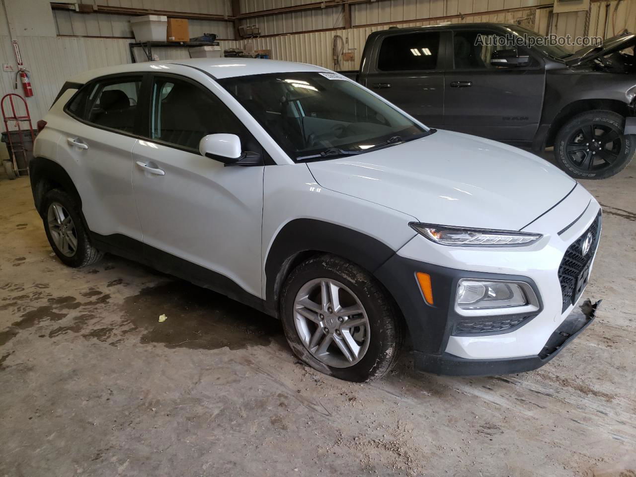 2021 Hyundai Kona Se White vin: KM8K1CAA3MU701723