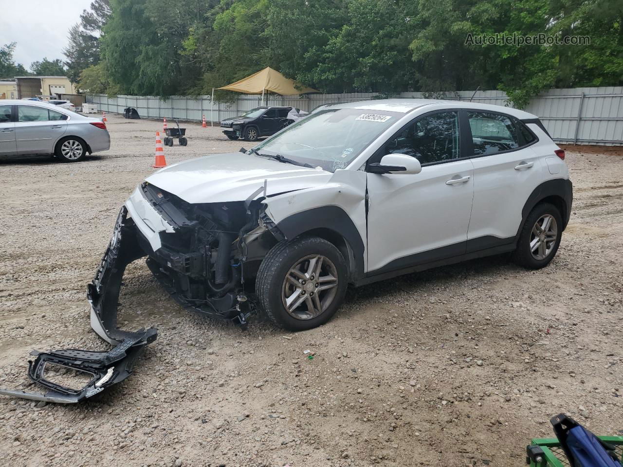 2021 Hyundai Kona Se Белый vin: KM8K1CAA4MU638857