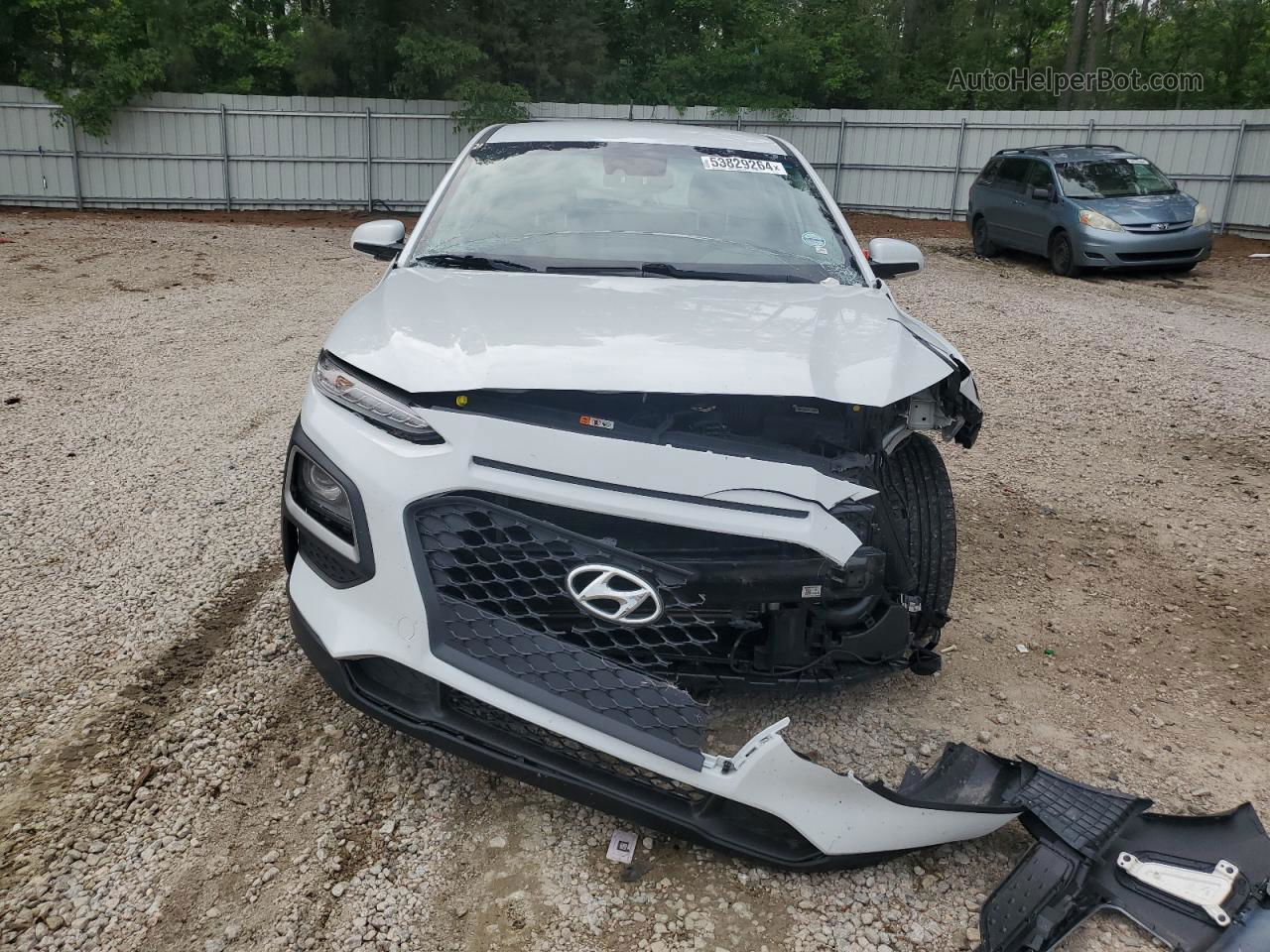 2021 Hyundai Kona Se White vin: KM8K1CAA4MU638857