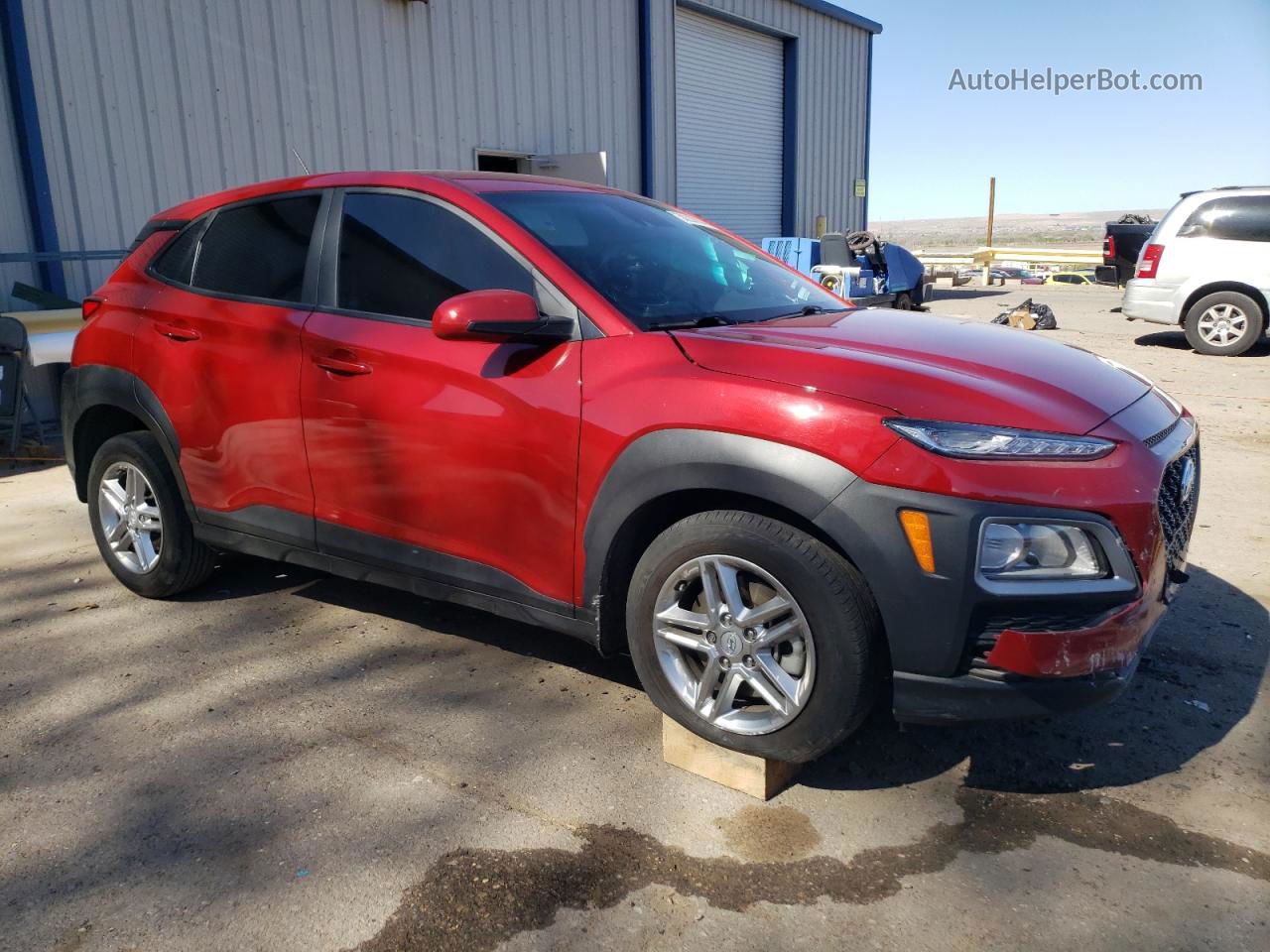 2021 Hyundai Kona Se Red vin: KM8K1CAA4MU691090