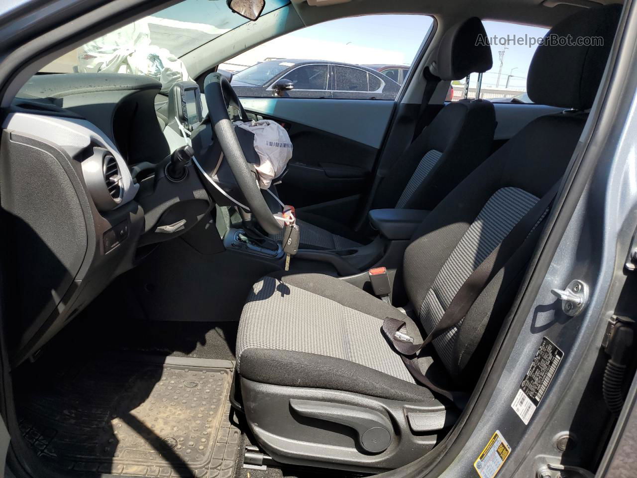 2021 Hyundai Kona Se Gray vin: KM8K1CAA6MU627410