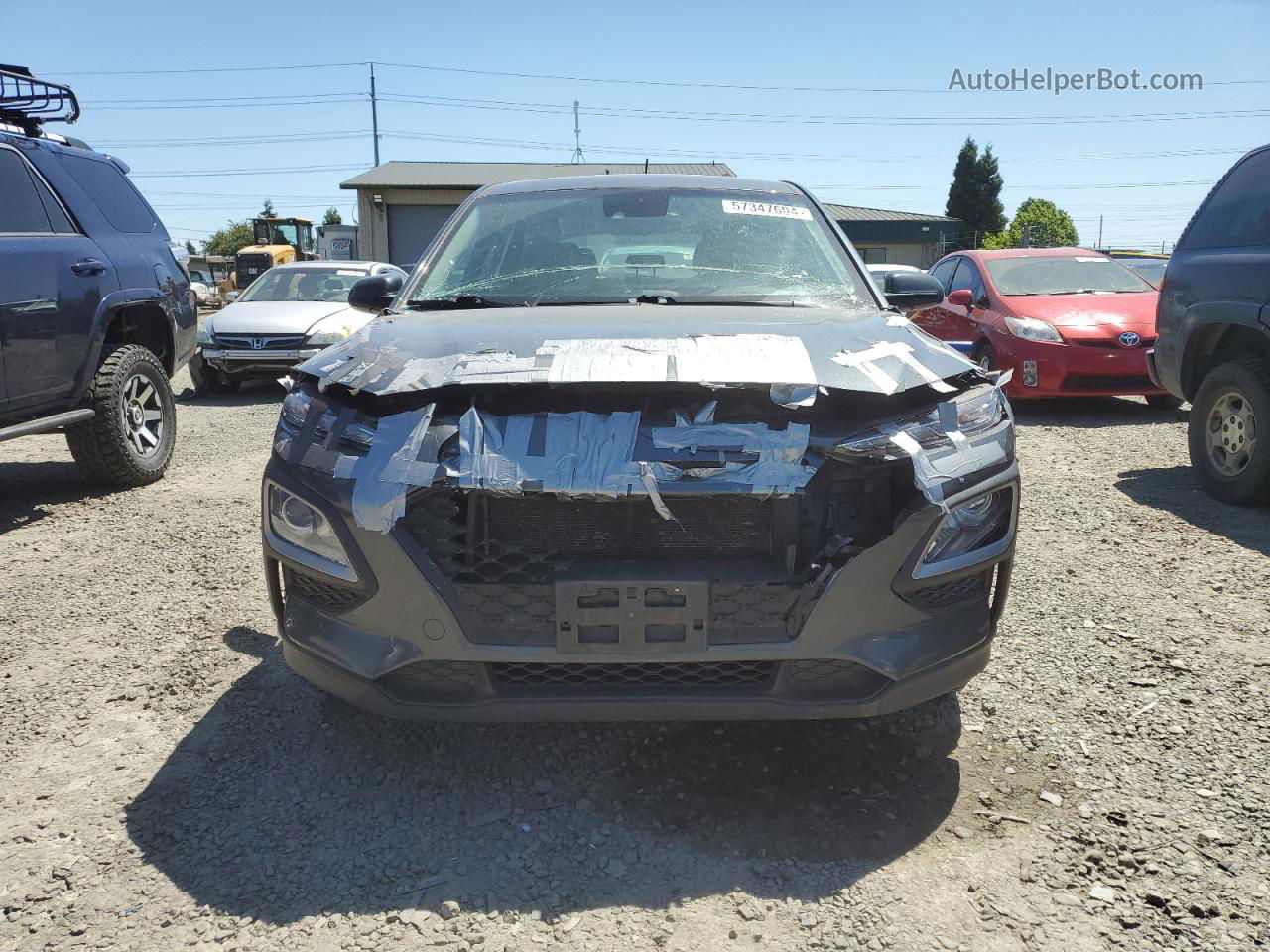 2021 Hyundai Kona Se Gray vin: KM8K1CAA6MU689826