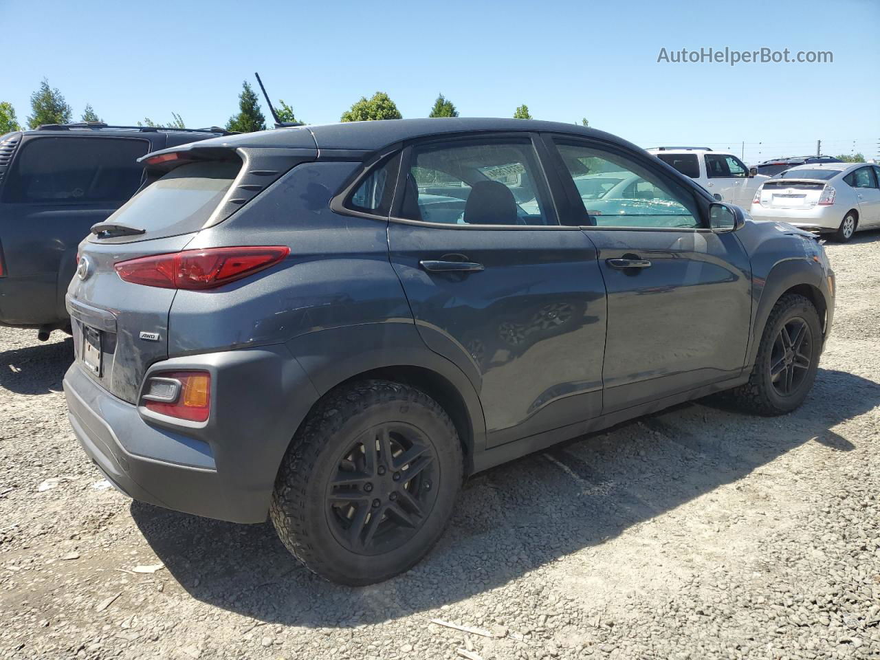 2021 Hyundai Kona Se Gray vin: KM8K1CAA6MU689826