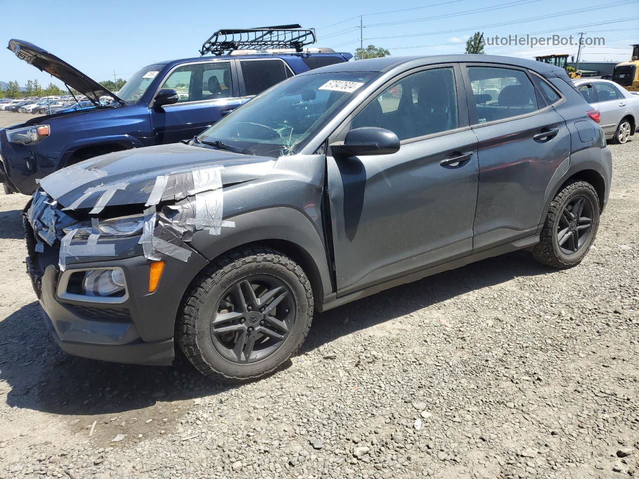 2021 Hyundai Kona Se Gray vin: KM8K1CAA6MU689826