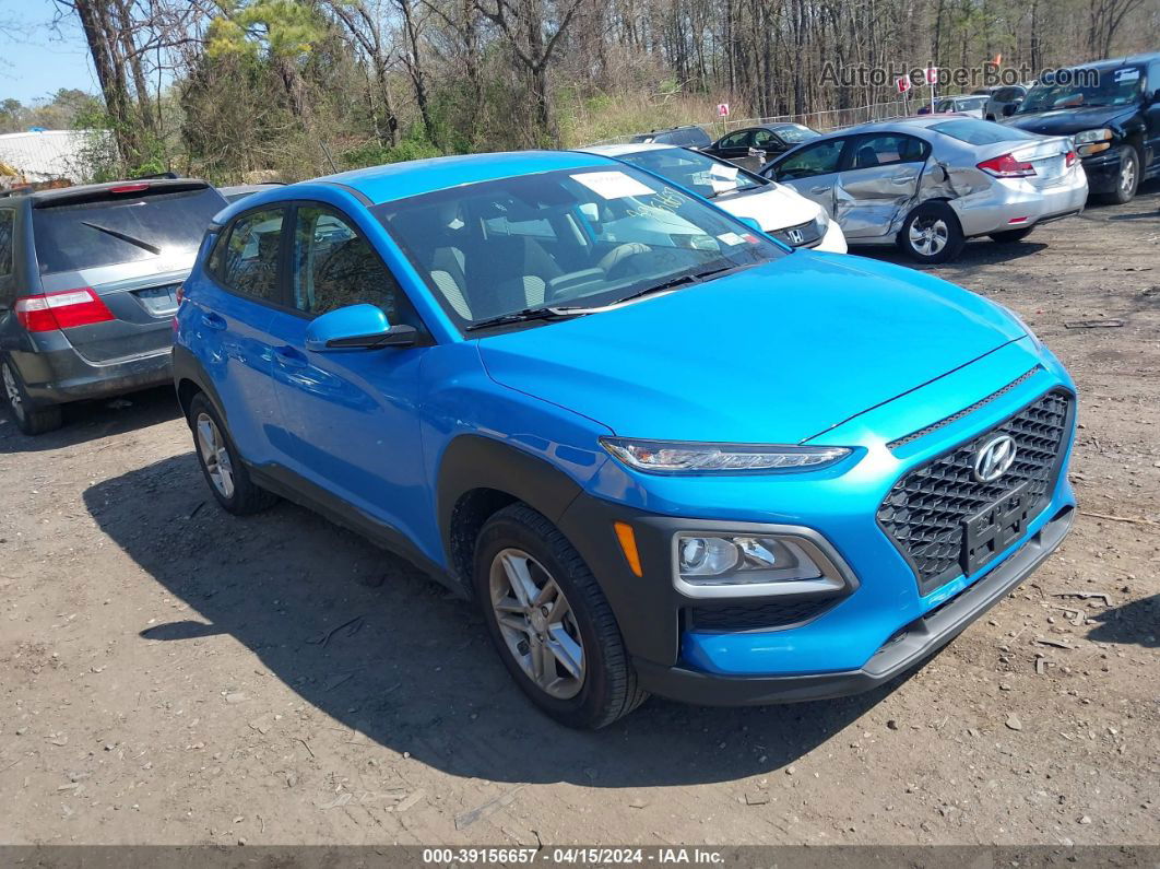 2021 Hyundai Kona Se Blue vin: KM8K1CAA7MU601155