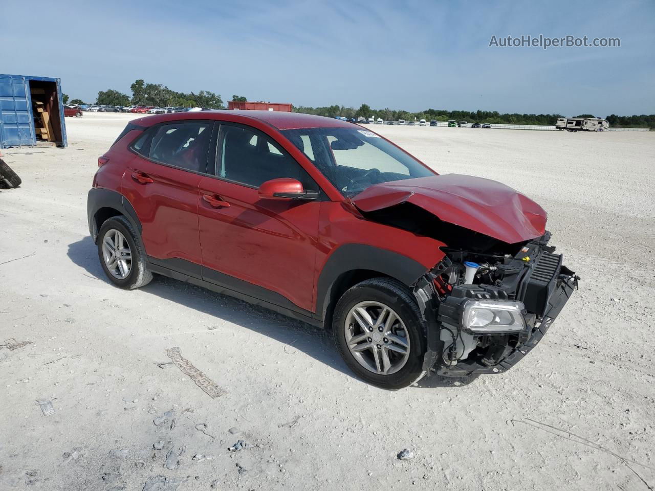 2021 Hyundai Kona Se Красный vin: KM8K1CAA7MU640618