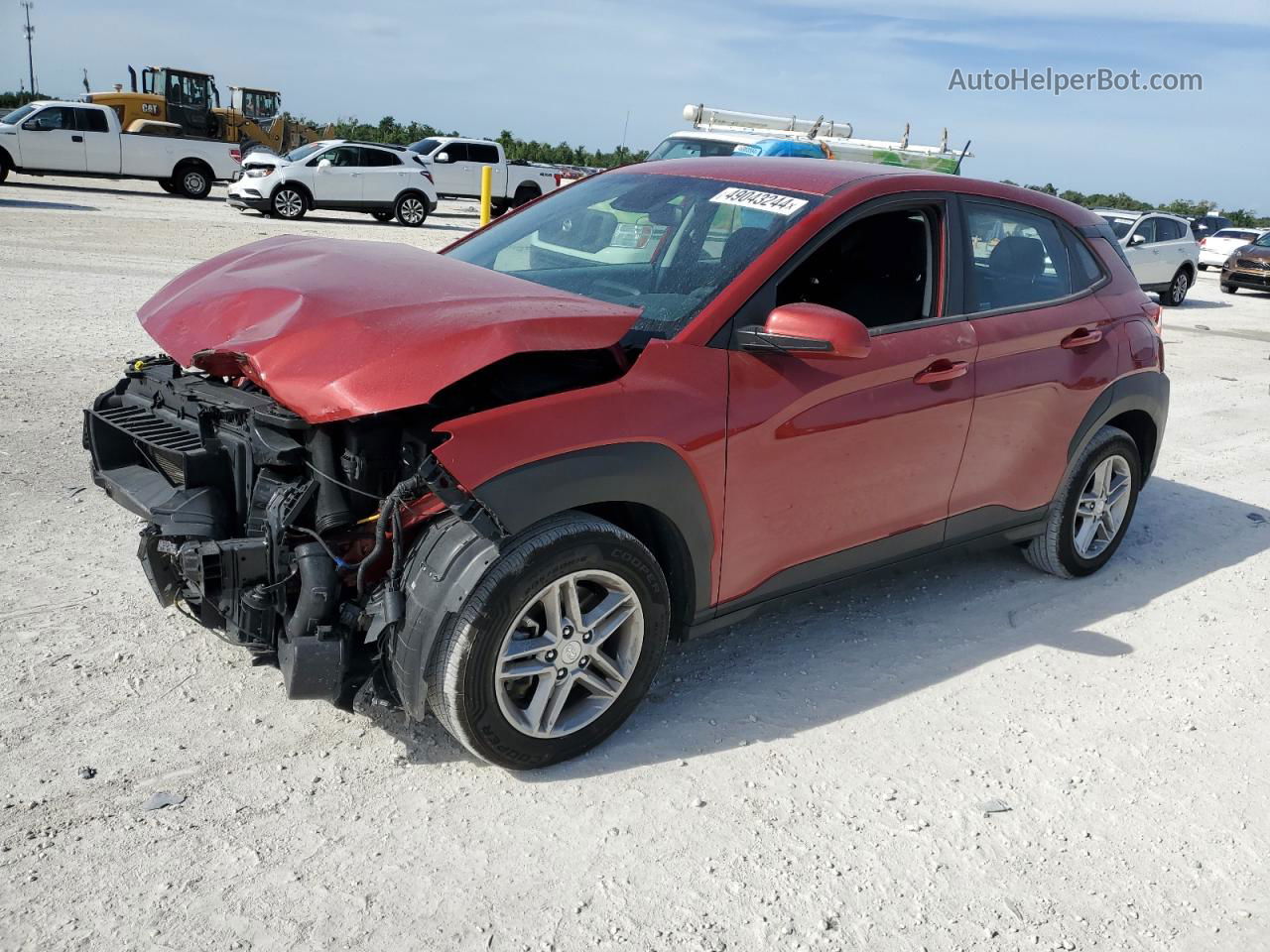 2021 Hyundai Kona Se Red vin: KM8K1CAA7MU640618