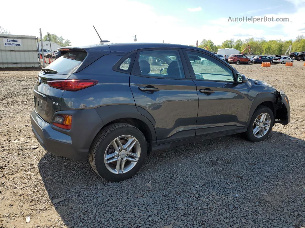 2021 Hyundai Kona Se Gray vin: KM8K1CAA9MU742261