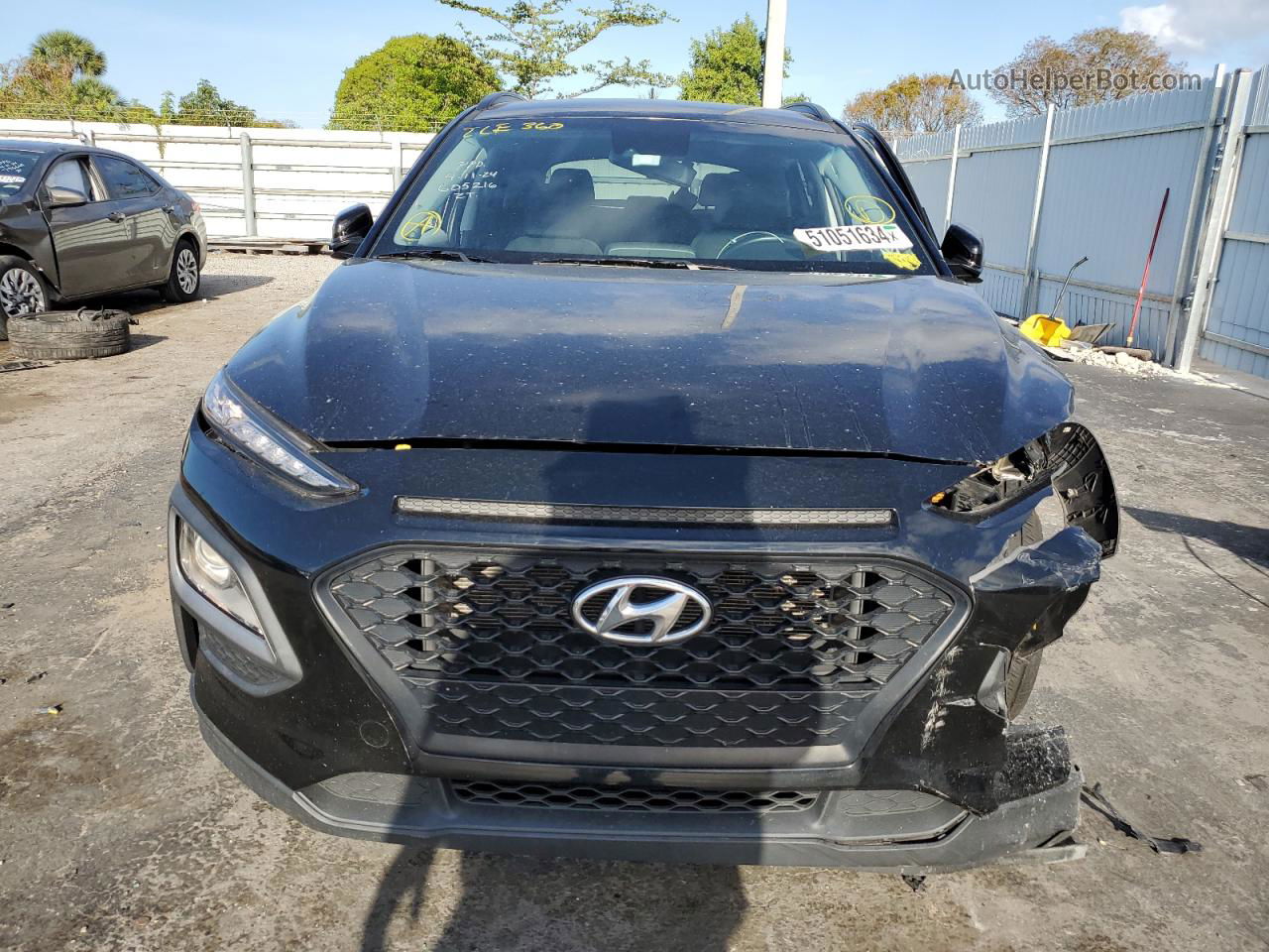 2021 Hyundai Kona Sel Black vin: KM8K22AA0MU605216