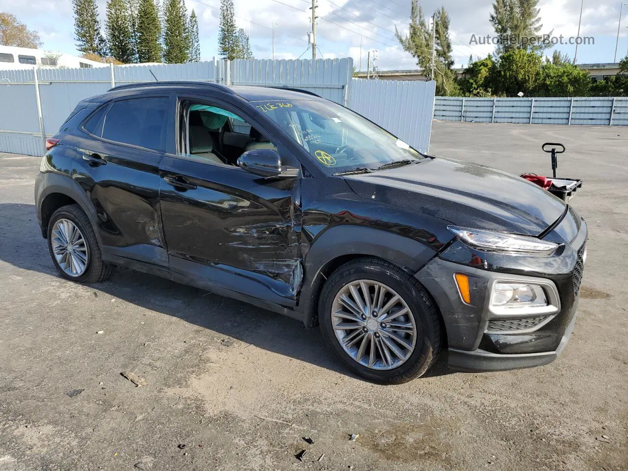 2021 Hyundai Kona Sel Black vin: KM8K22AA0MU605216