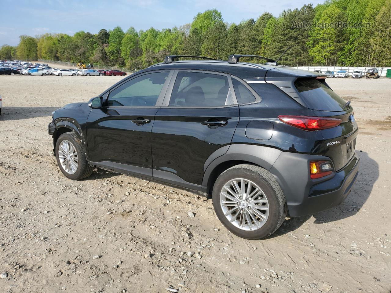 2021 Hyundai Kona Sel Black vin: KM8K22AA2MU695033