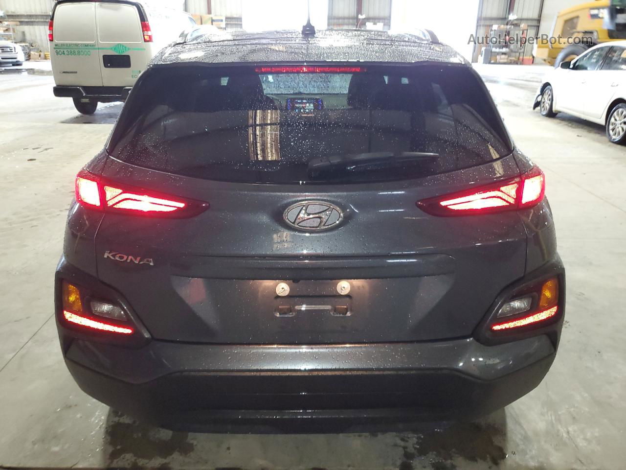 2021 Hyundai Kona Sel Серый vin: KM8K22AA2MU738849