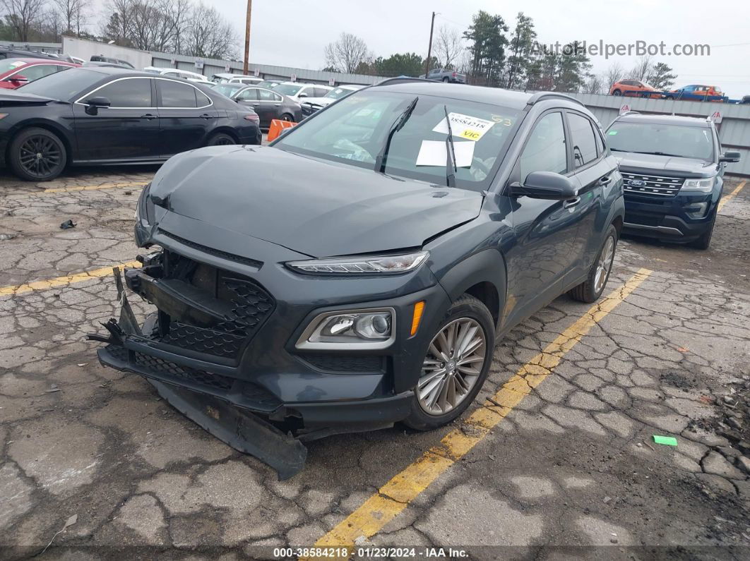 2021 Hyundai Kona Sel Серый vin: KM8K22AA2MU740150