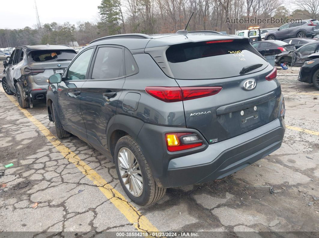 2021 Hyundai Kona Sel Gray vin: KM8K22AA2MU740150