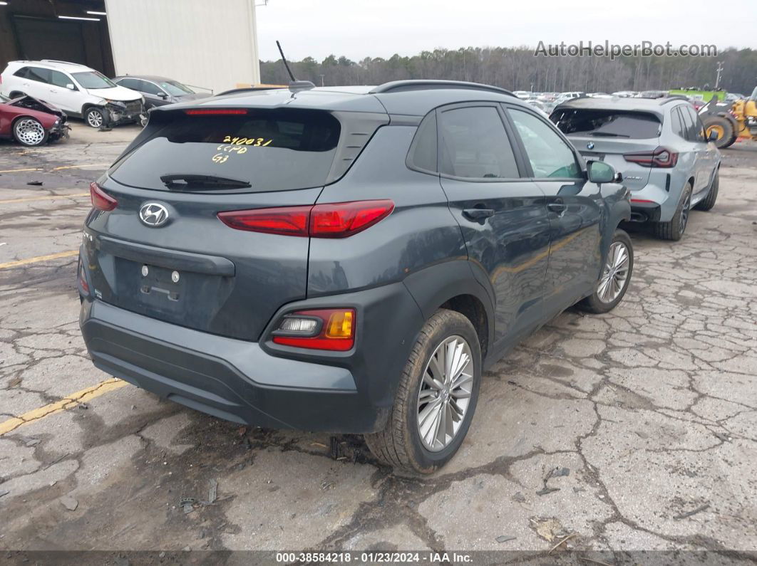 2021 Hyundai Kona Sel Gray vin: KM8K22AA2MU740150