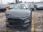 2021 Hyundai Kona Sel Gray vin: KM8K22AA2MU740150