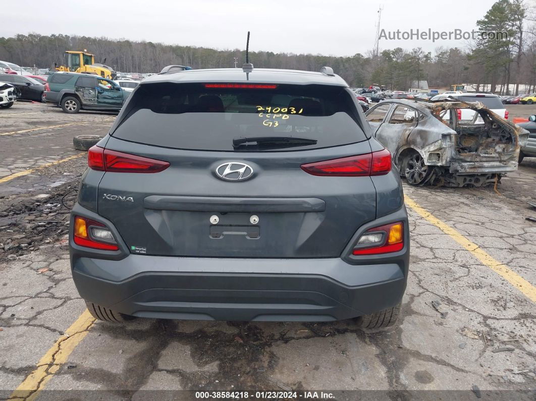 2021 Hyundai Kona Sel Серый vin: KM8K22AA2MU740150