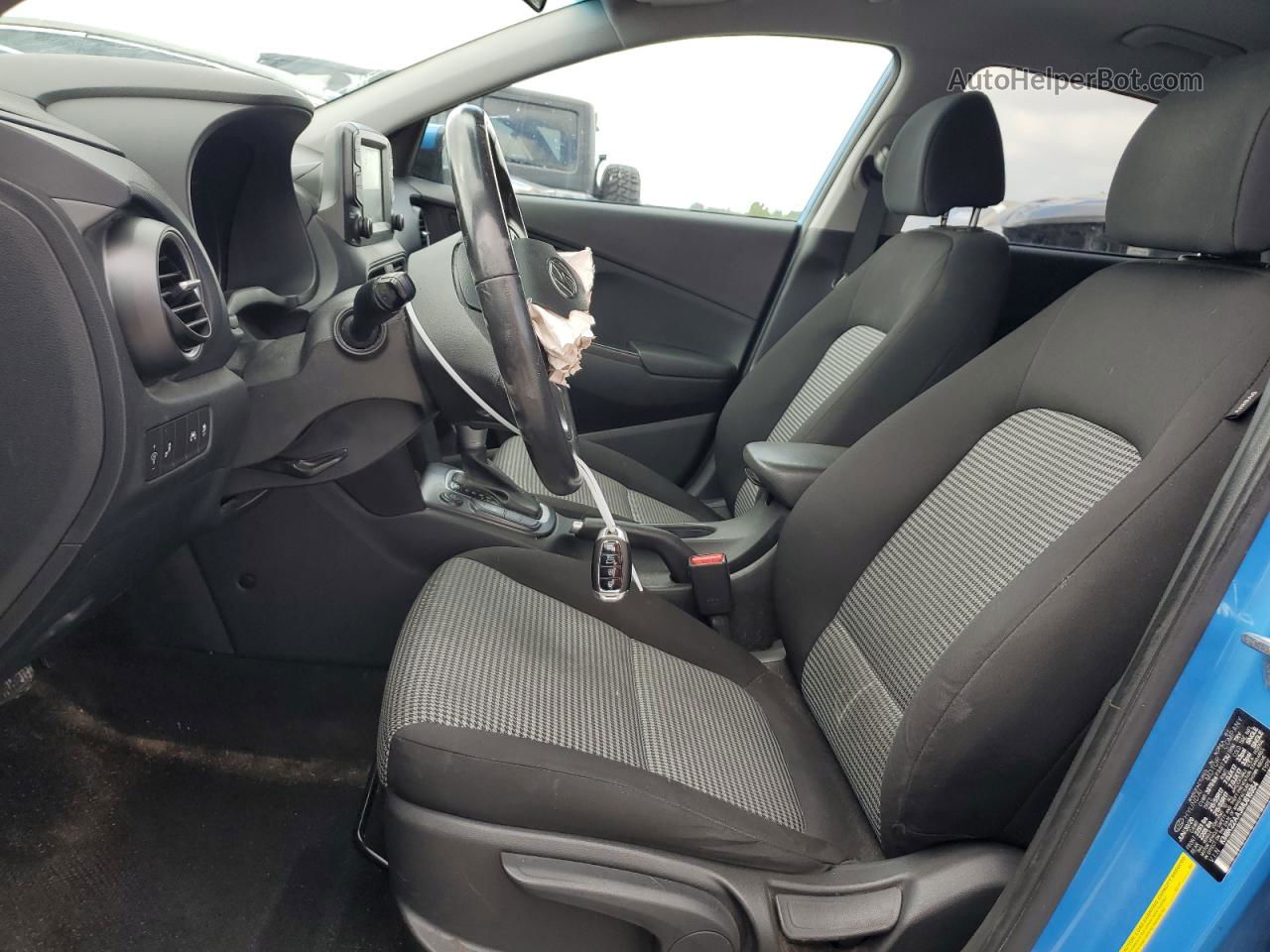 2021 Hyundai Kona Sel Blue vin: KM8K22AA3MU616954