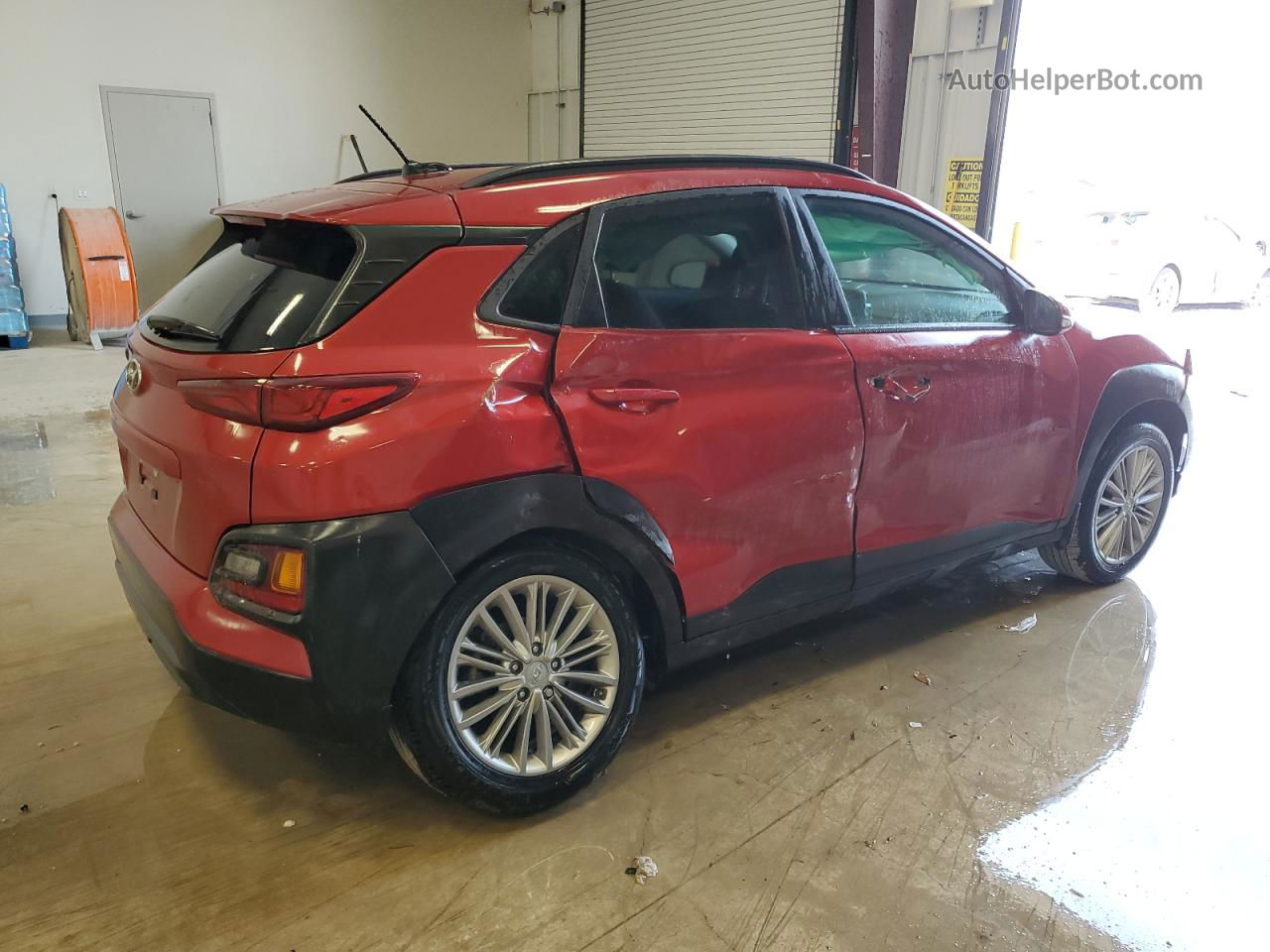 2021 Hyundai Kona Sel Red vin: KM8K22AA3MU696773