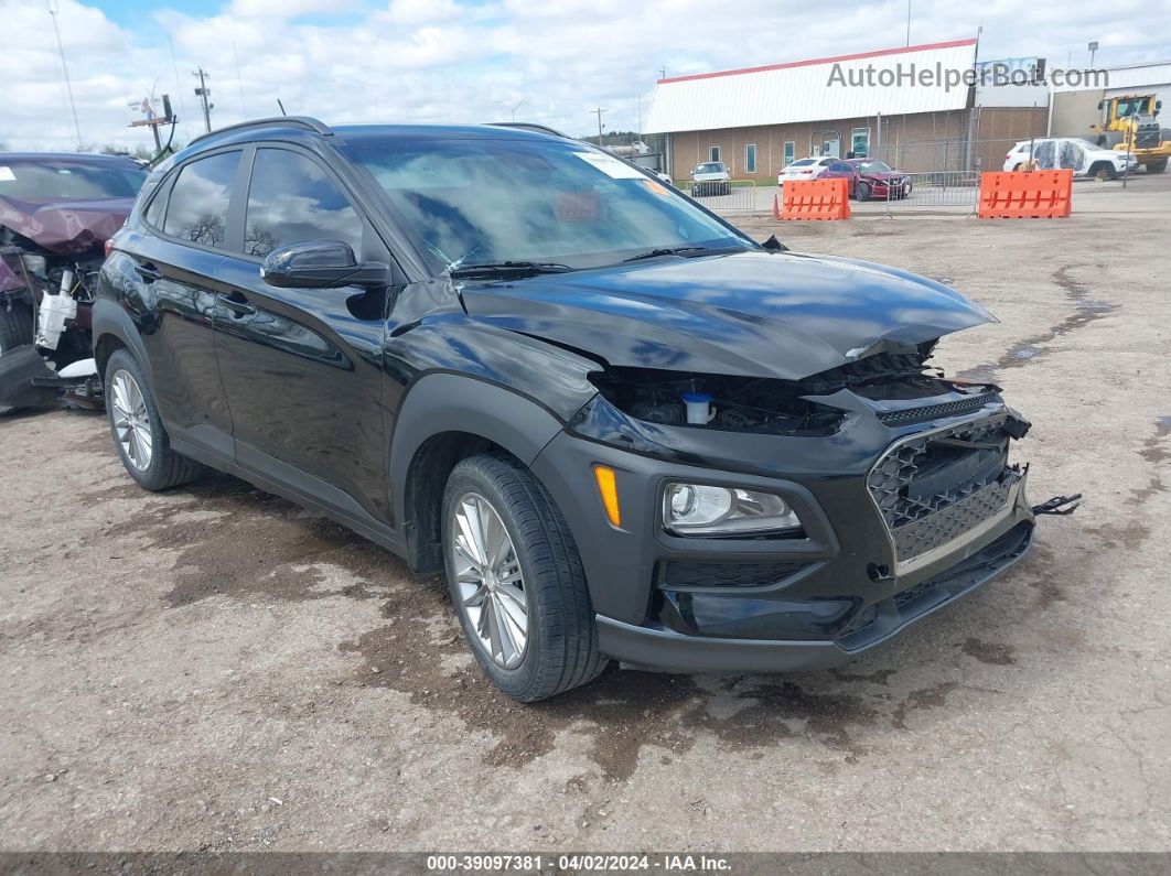 2021 Hyundai Kona Sel Черный vin: KM8K22AA6MU612185