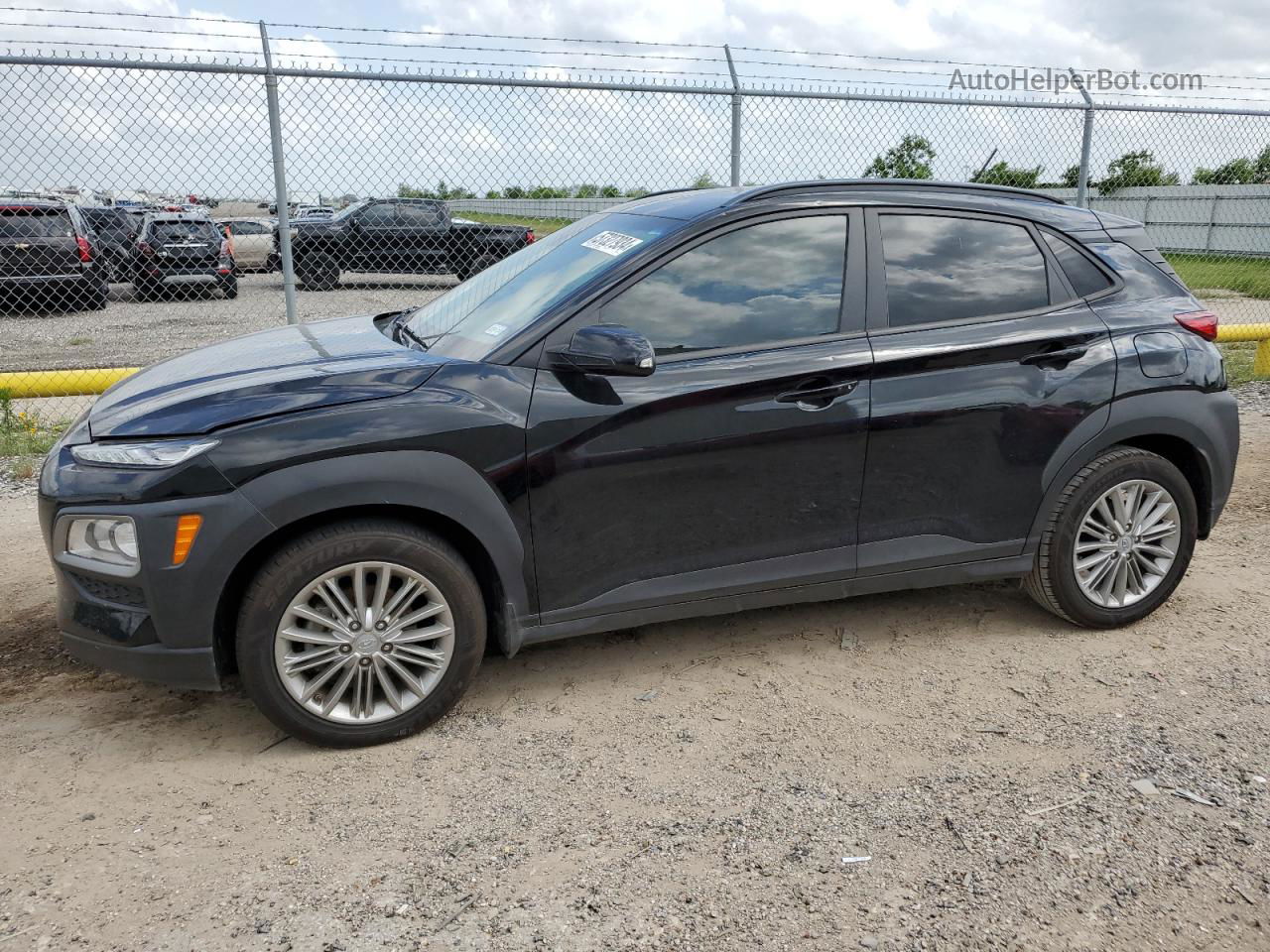 2021 Hyundai Kona Sel Black vin: KM8K22AA6MU698419