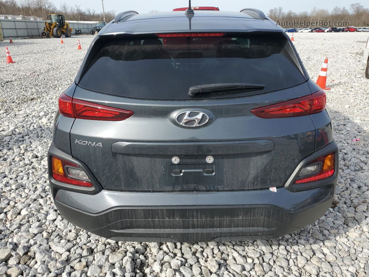 2021 Hyundai Kona Sel Серый vin: KM8K22AA8MU616903