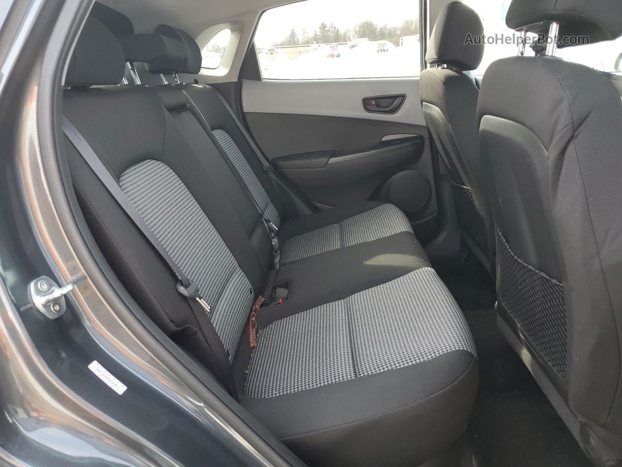 2021 Hyundai Kona Sel Gray vin: KM8K22AA8MU616903