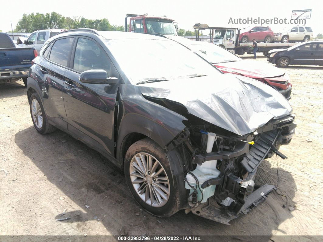 2021 Hyundai Kona Sel Gray vin: KM8K22AA9MU690878