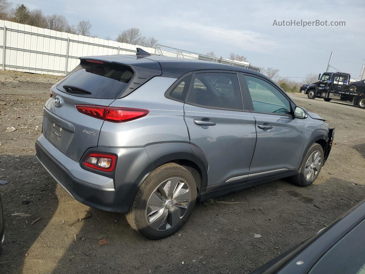 2021 Hyundai Kona Sel Silver vin: KM8K23AG2MU123714