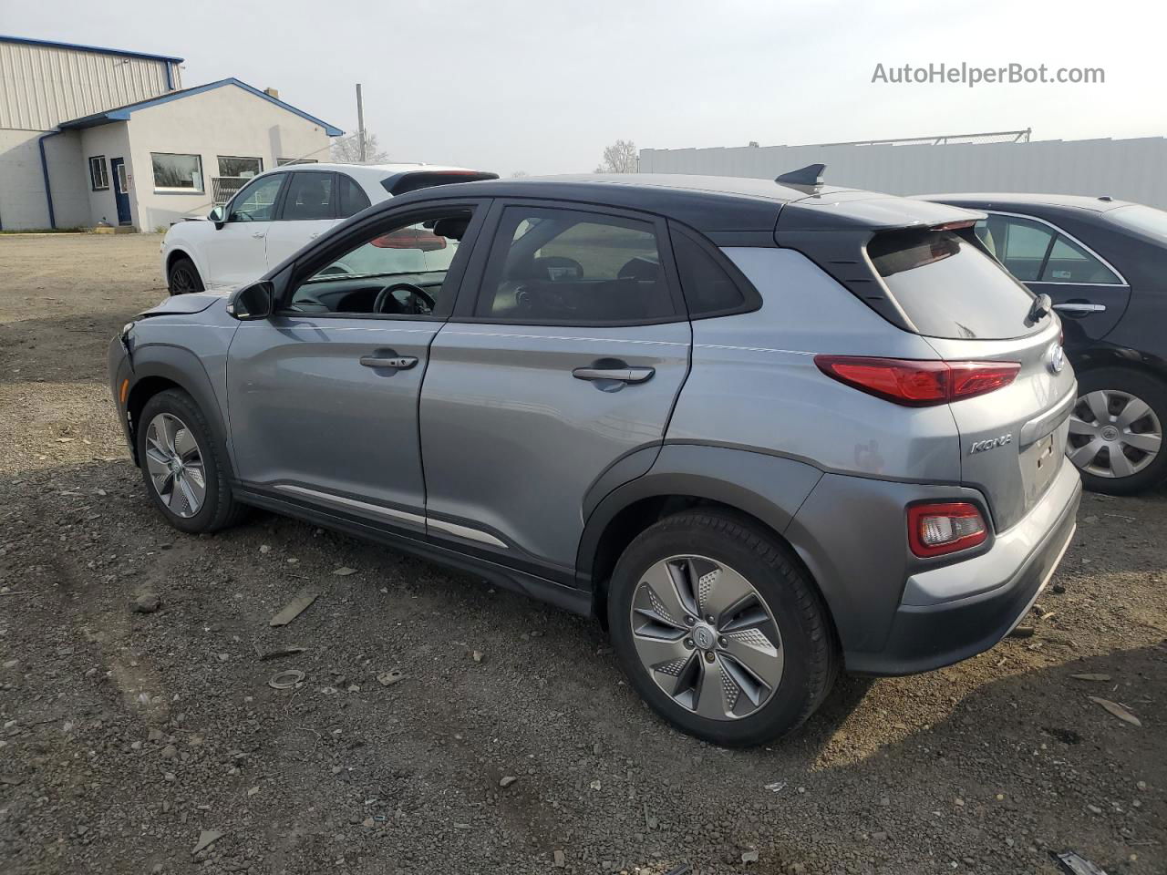 2021 Hyundai Kona Sel Silver vin: KM8K23AG2MU123714