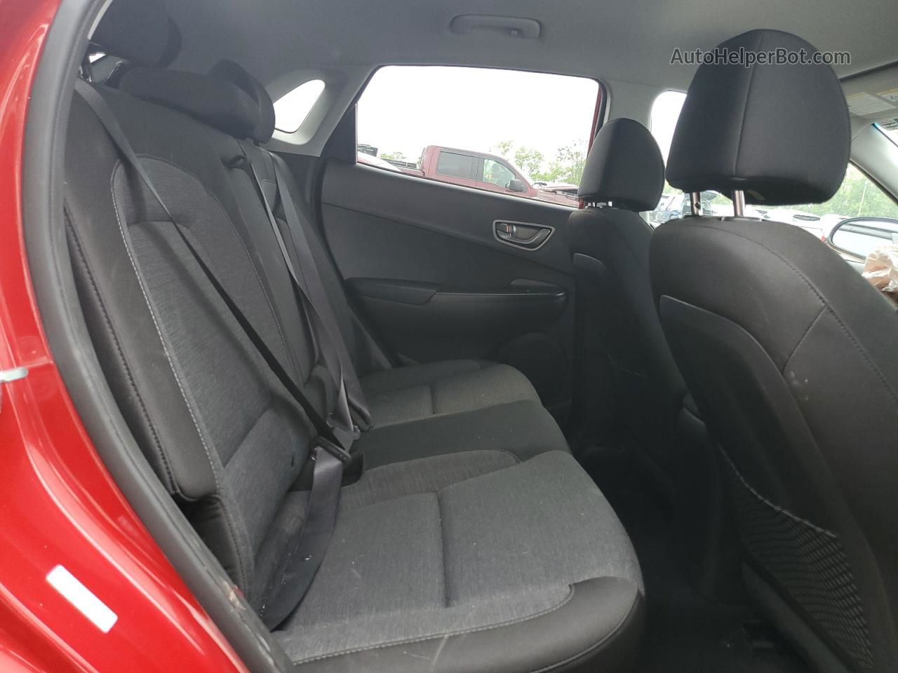 2021 Hyundai Kona Sel Red vin: KM8K23AG7MU106309