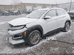 2021 Hyundai Kona Sel White vin: KM8K2CAA6MU657276