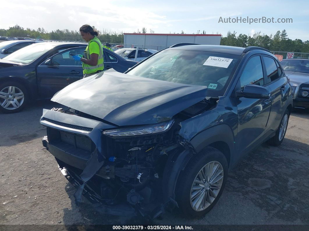 2021 Hyundai Kona Sel Серый vin: KM8K2CAA7MU649381