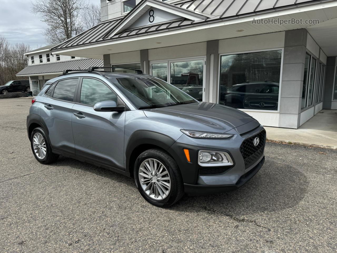 2021 Hyundai Kona Sel Gray vin: KM8K2CAA9MU628080