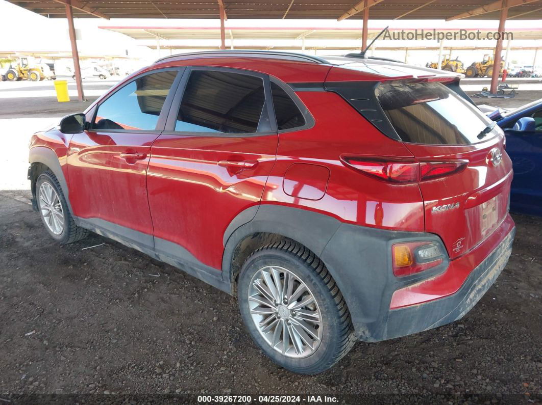 2021 Hyundai Kona Sel Red vin: KM8K2CAA9MU752169