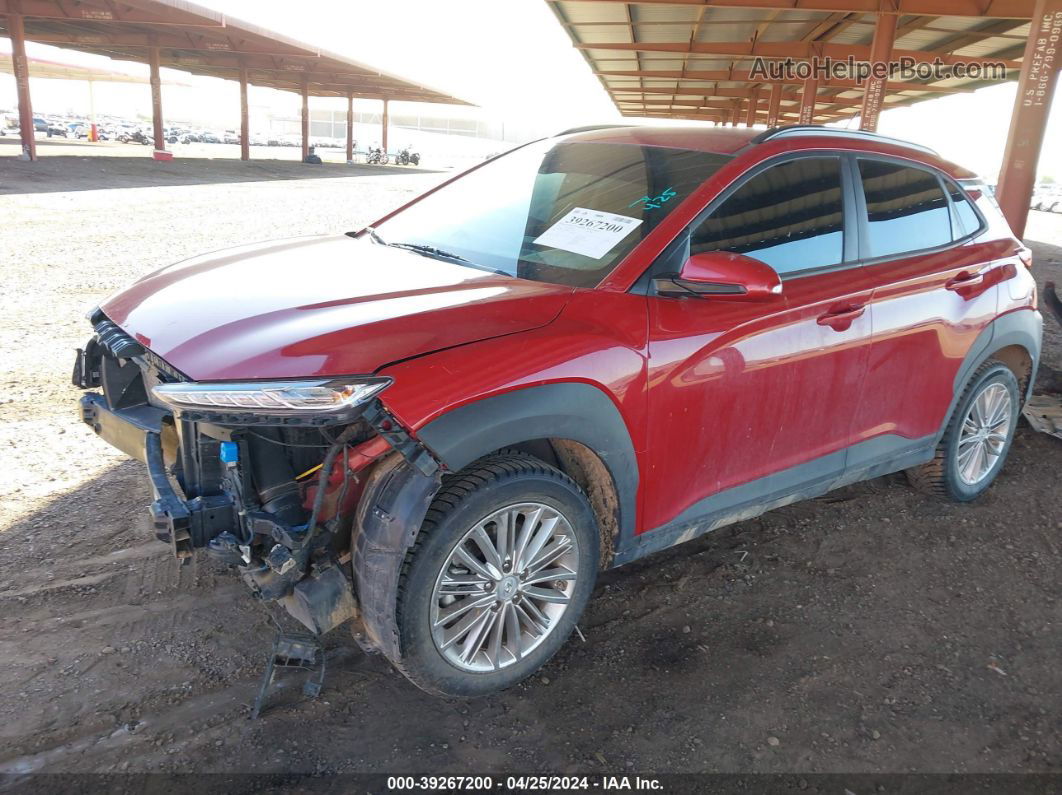 2021 Hyundai Kona Sel Red vin: KM8K2CAA9MU752169