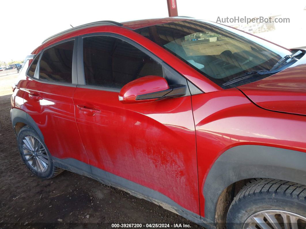 2021 Hyundai Kona Sel Red vin: KM8K2CAA9MU752169