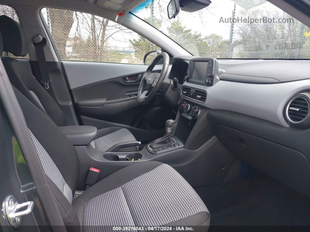 2021 Hyundai Kona Sel Gray vin: KM8K2CAAXMU664523