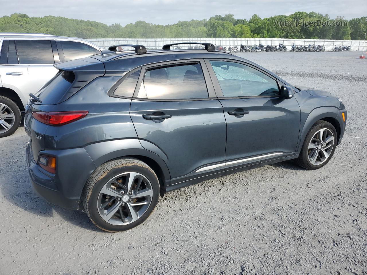 2021 Hyundai Kona Limited Gray vin: KM8K33A50MU600295