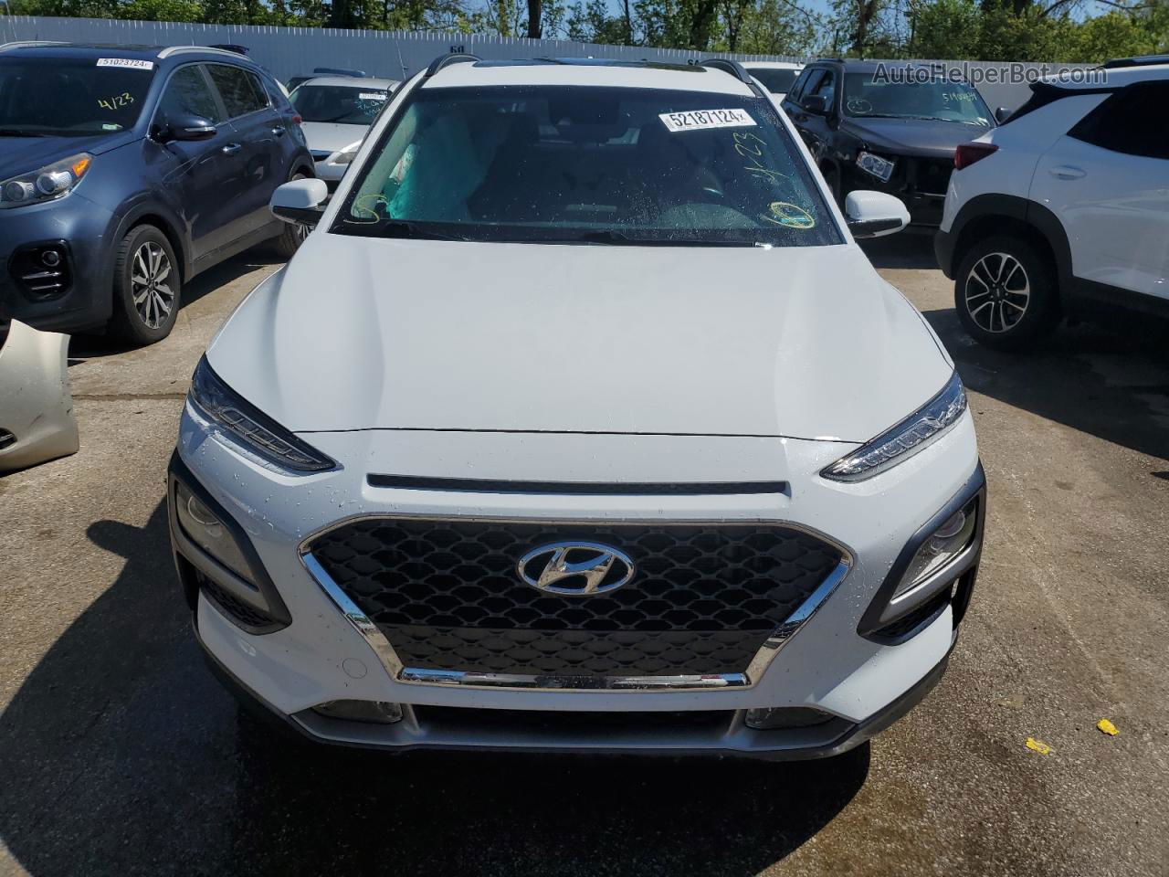 2021 Hyundai Kona Limited Silver vin: KM8K33A51MU623469